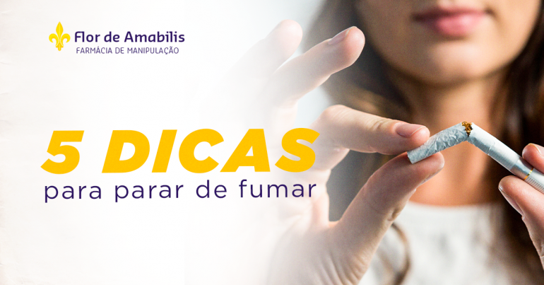 5 DICAS PARA PARAR DE FUMAR