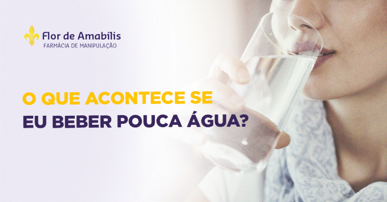 O que acontece se eu beber pouca água?